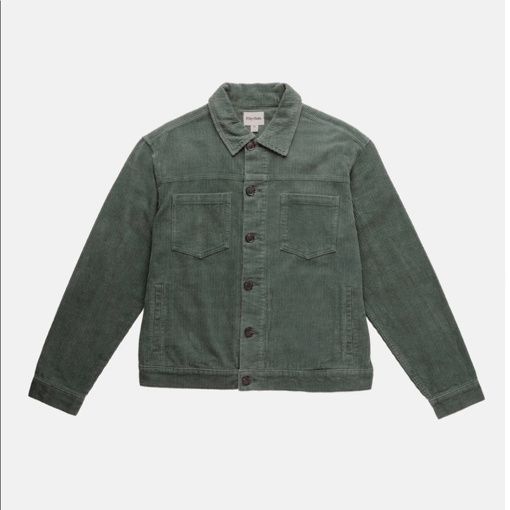 Rhythm Olive Corduroy Jacket (small)